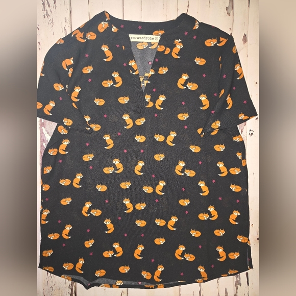 SM Wardrobe Black Fox Shirt - Picture 4 of 8
